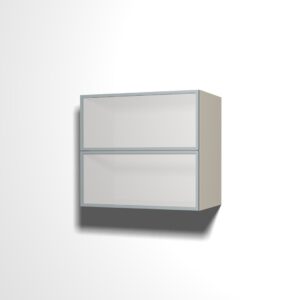 Aventos Hochfaltklappe (HF-top) mit unterschiedlichen Frontausführungen, inkl. Beschlag
